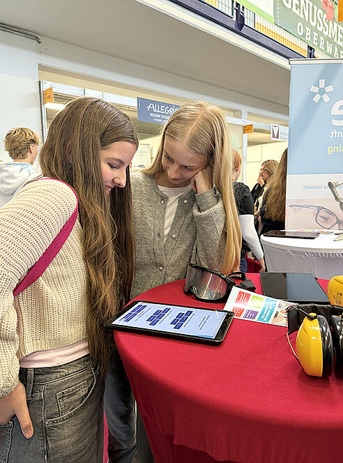 Schüler auf der Bibi Oberwart 2025