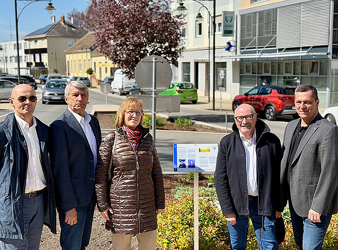 Dir. Antoni, Bgm Knorr, Dir. Schneemann, Dr. Breitegger, VizeBgm