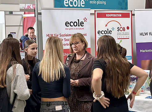 Schüler auf der Bibi Oberwart 2025