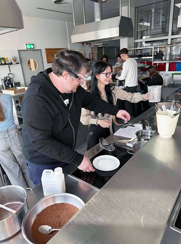 Produktion in der Küche