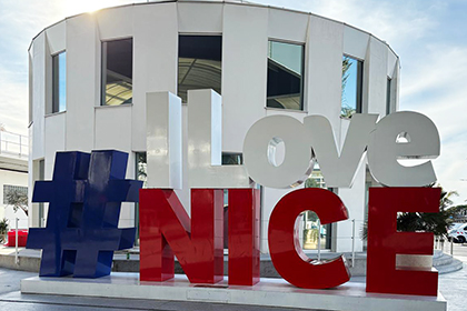 3D Statue "I love Nice"