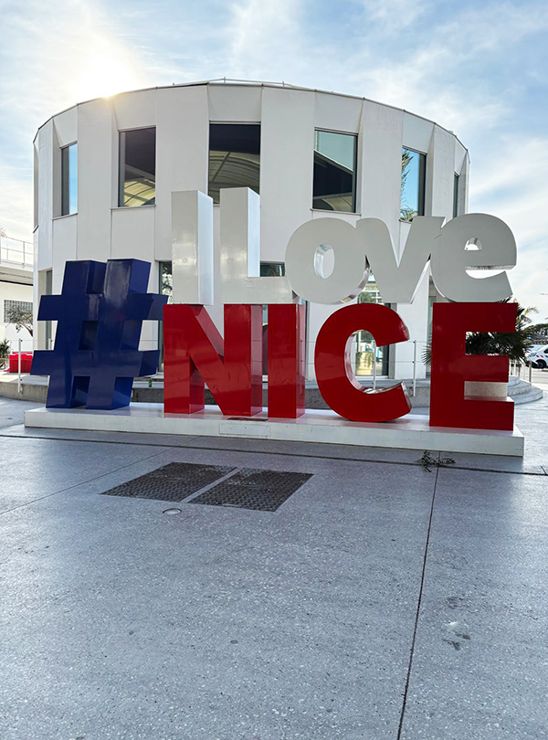 I love Nice - 3D Denkmal